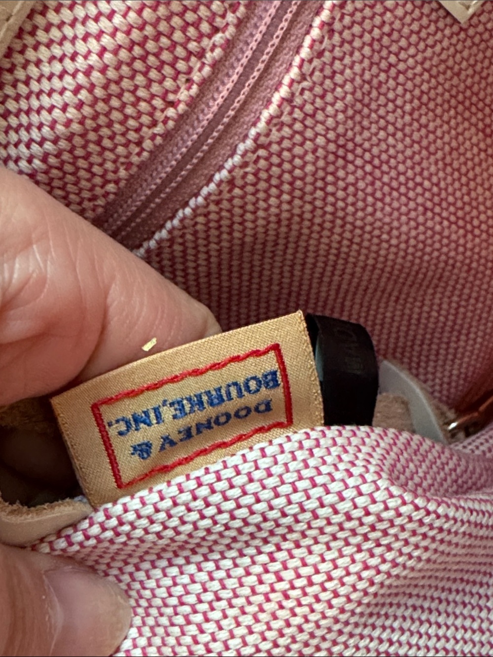 Dooney & Bourke Gold and Cream Zebra-Print Shoulder Bag - Picture 11 of 14
